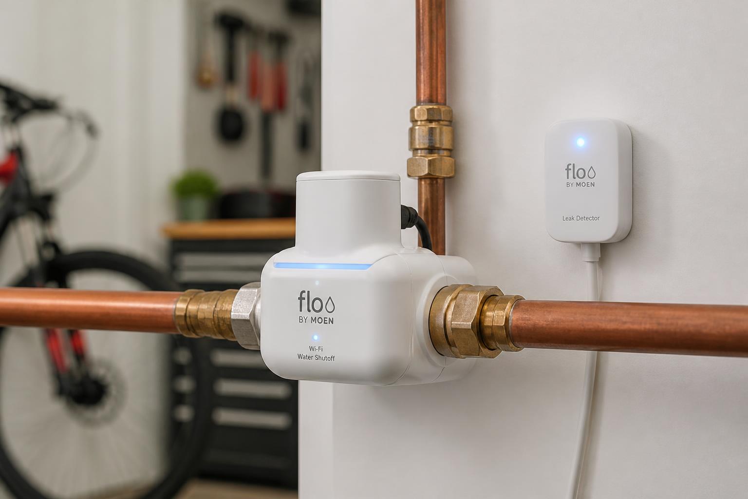 Moen Flo smart water shutoff installation